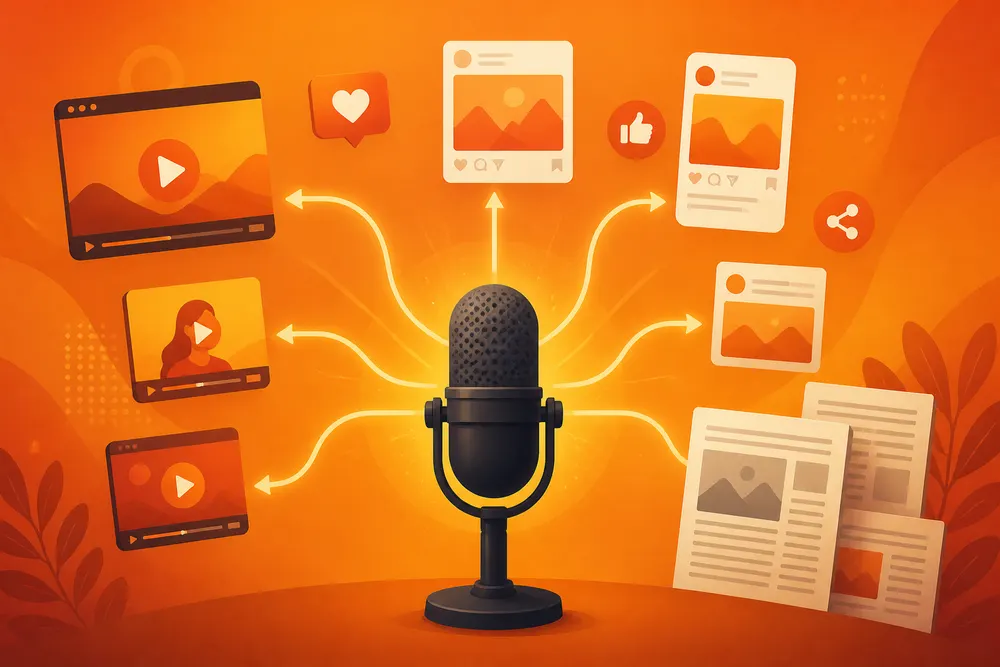 How to Turn One Interview Into a Month of Content